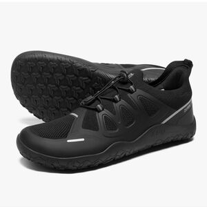 Men's Zurin  Black Trail Running Hiking Training Non Slip Shoes